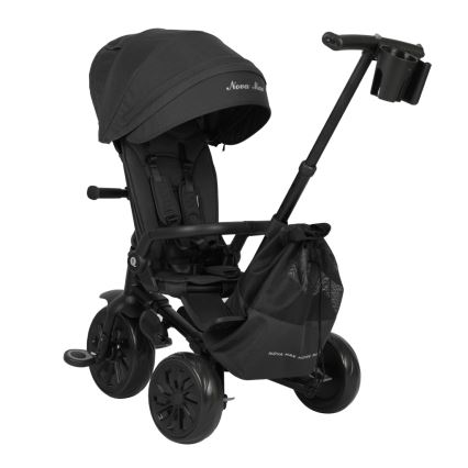 QPlay - Lasten kolmipyörä 5-in-1 NOVA MAX musta