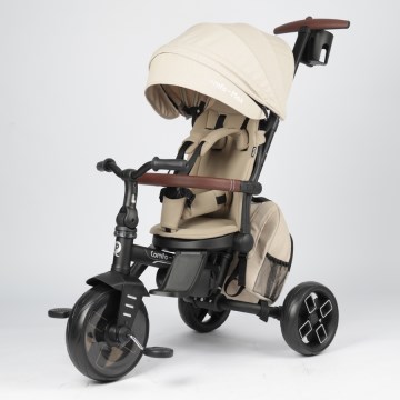 QPlay - Lasten kolmipyörä 7-in-1 COMFO MAX beige