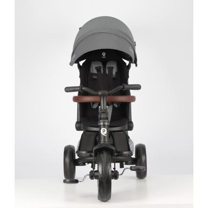 QPlay - Lasten kolmipyörä 7-in-1 COMFO MAX harmaa