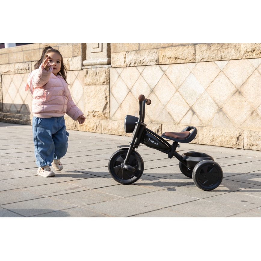 QPlay - Lasten kolmipyörä TRIDURO musta
