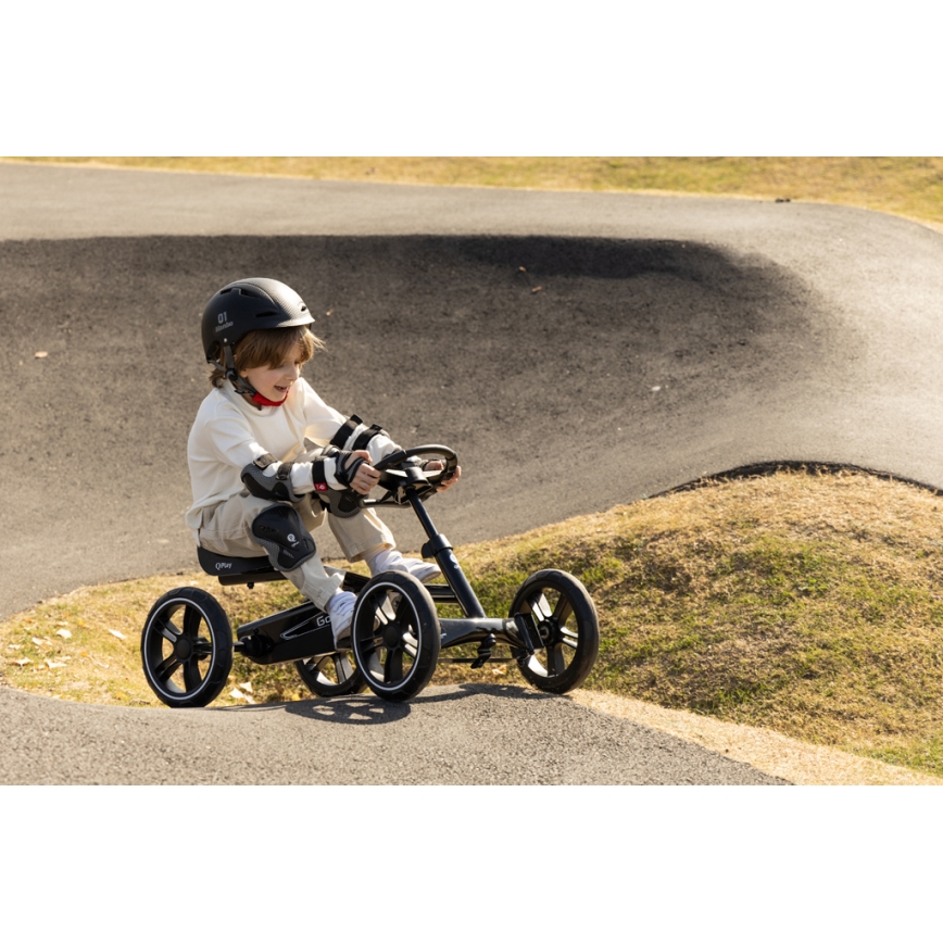 QPlay - Lasten mönkijä GO KART musta