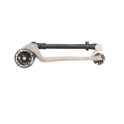 QPlay - Lasten potkulauta SPARKLING LED-valopyörillä, beige