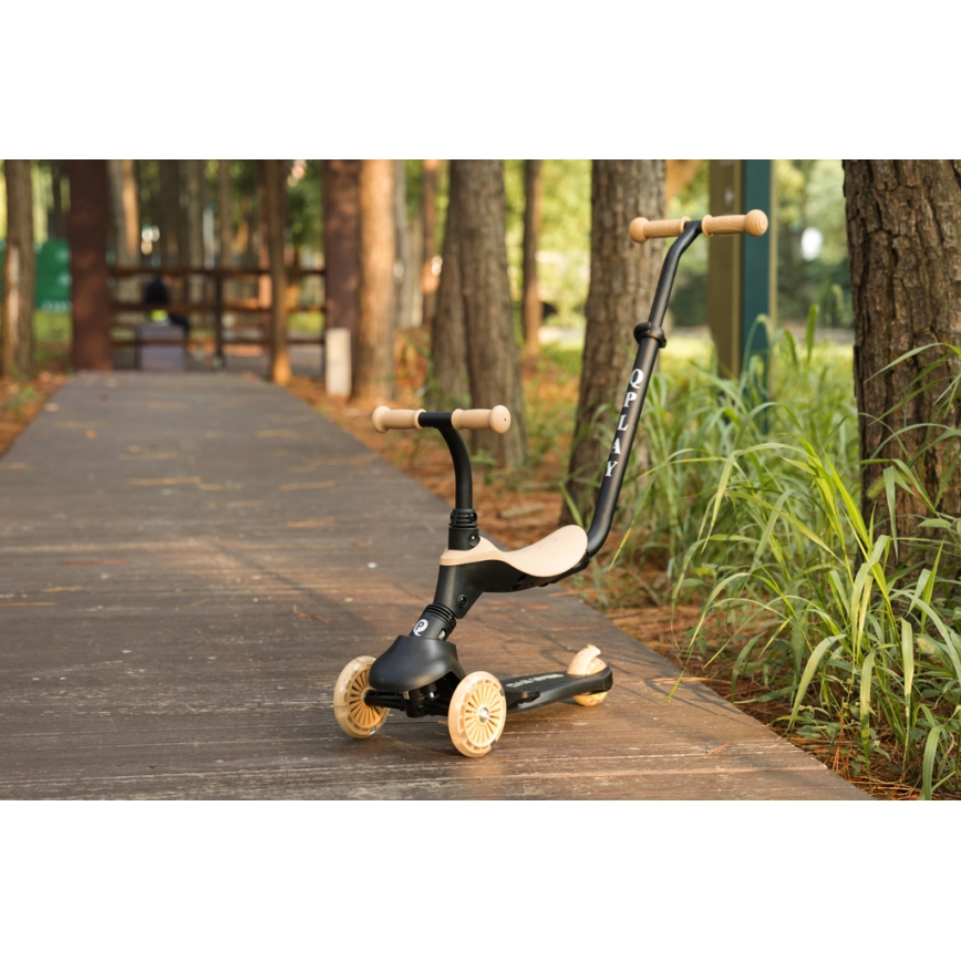 QPlay - Lasten skootteri 5in1 SEMA beige