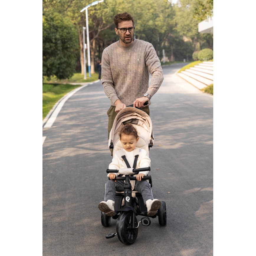 QPlay - NOVA MAX 5-in-1 lasten kolmipyörä, beige