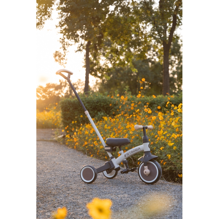 QPlay - STAGER 3-in-1 lasten kolmipyörä, beige
