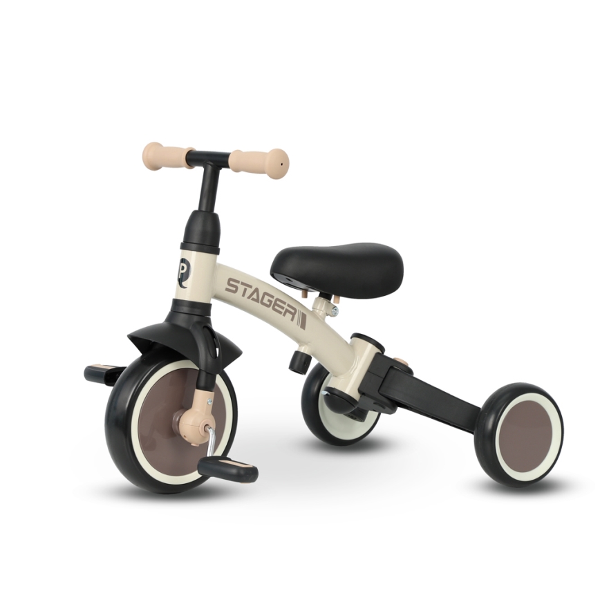 QPlay - STAGER 3-in-1 lasten kolmipyörä, beige