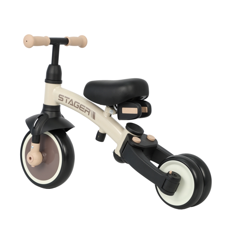 QPlay - STAGER 3-in-1 lasten kolmipyörä, beige