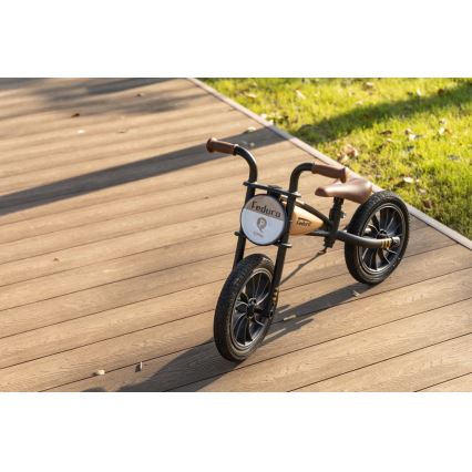 QPlay - Työntöpyörä FEDURO musta/beige