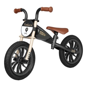 QPlay - Työntöpyörä FEDURO musta/kulta