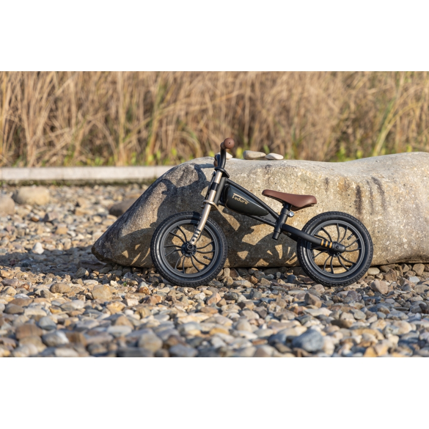 QPlay - Työntöpyörä FEDURO musta/kulta