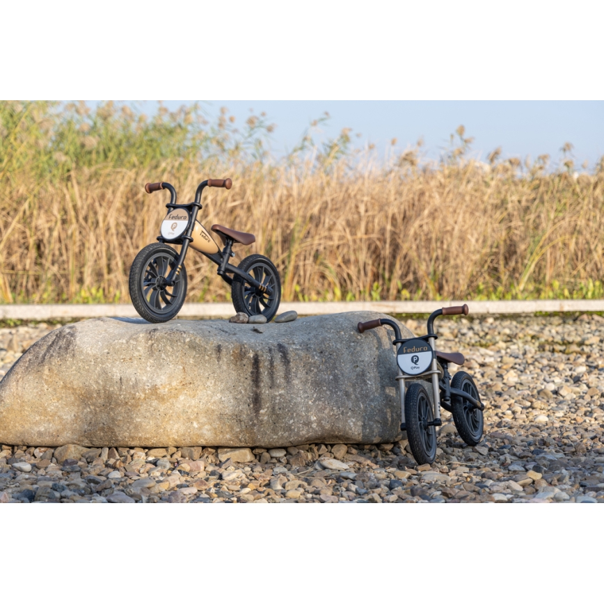 QPlay - Työntöpyörä FEDURO musta/kulta