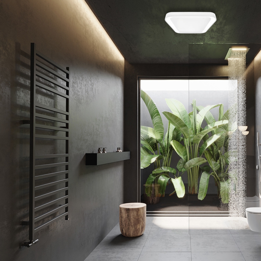 LED himmennettävä kattovalaisin QUADRO LED/38W/230V 3000-6000K valkoinen + kaukosäädin