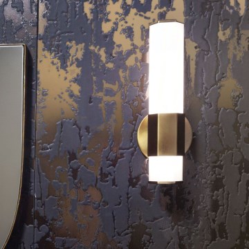 Quintiesse - FACET LED-kylpyhuoneen seinävalaisin LED/12W/230V IP44, kulta