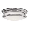 Quintiesse - HADRIAN kattovalaisin ulkokäyttöön 2xE27/40W/230V, halkaisija 27,8 cm, IP44, kiiltävä kromi