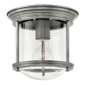 Quintiesse - HADRIAN ulkokattovalaisin 1xE27/60W/230V halkaisija 19,6 cm IP44 mattakromi