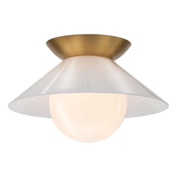 Quintiesse - Kattovalaisin SAUCER 1xE27/40W/230V halkaisija 36,6 cm kultainen