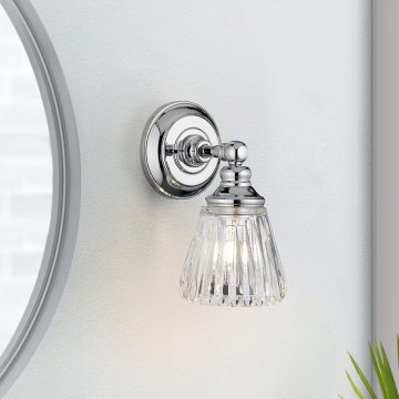 Quintiesse - KEYNES LED-kylpyhuoneen seinävalaisin 1xG9/3W/230V IP44 kiiltävä kromi