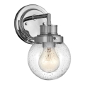 Quintiesse - Kylpyhuoneen seinävalaisin POPPY 1xE27/60W/230V IP44 kiiltävä kromi