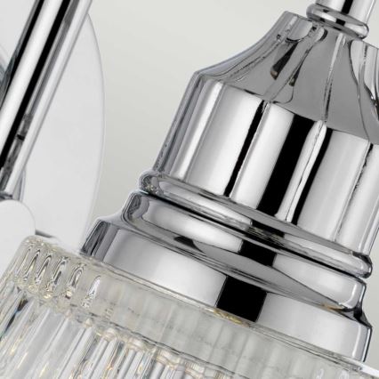 Quintiesse - LED-kylpyhuoneen seinävalaisin ADDISON 1xG9/3W/230V IP44 kiiltävä kromi