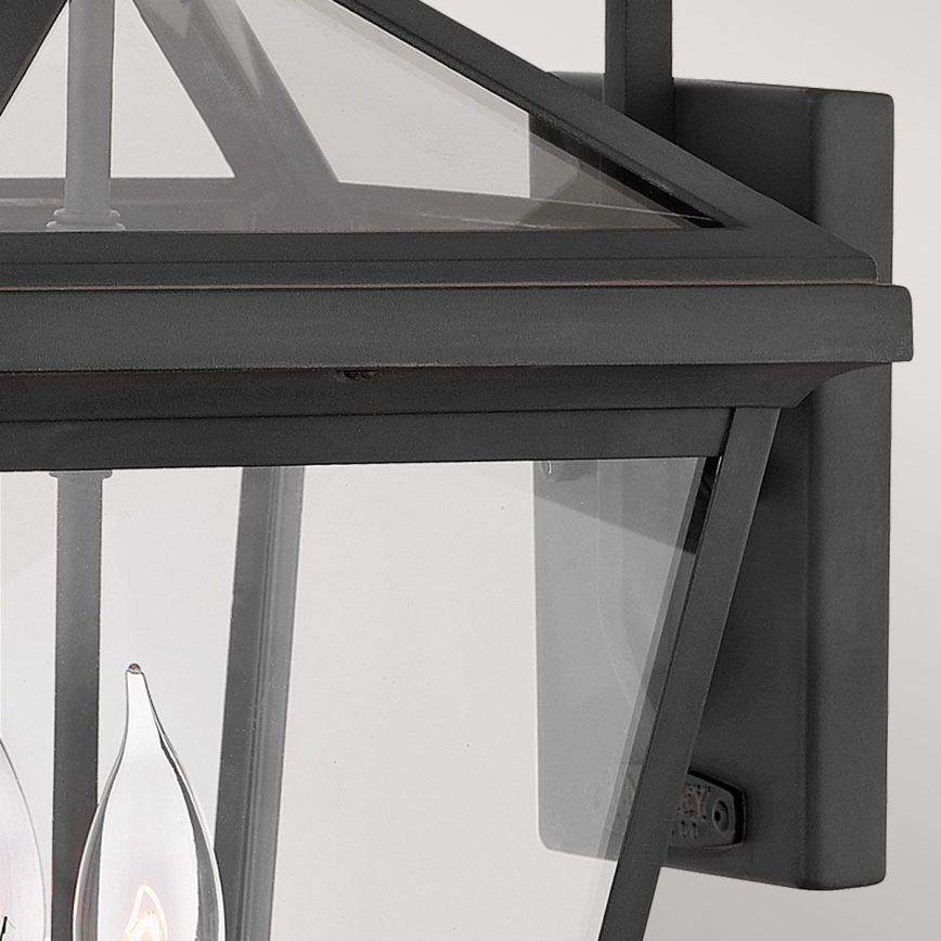 Quintiesse - Ulkoseinävalaisin ALFORD M 2xE14/40W/230V IP44 musta