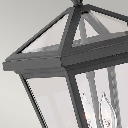 Quintiesse - Ulkoseinävalaisin ALFORD S 2xE14/40W/230V IP44 musta