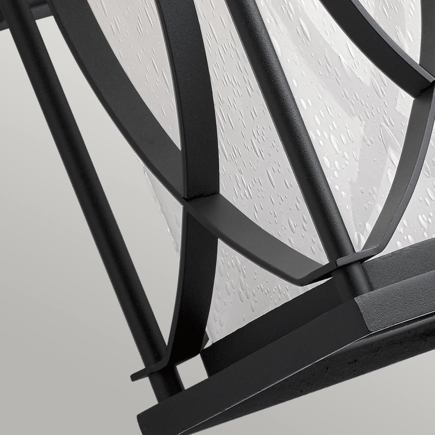 Quintiesse - Ulkoseinävalaisin ASHBERN M 1xE27/60W/230V IP44 musta