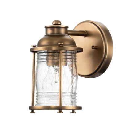 Quintiesse - Ulkoseinävalaisin ASHLAND BAY 1xE27/60W/230V IP44 pronssinvärinen