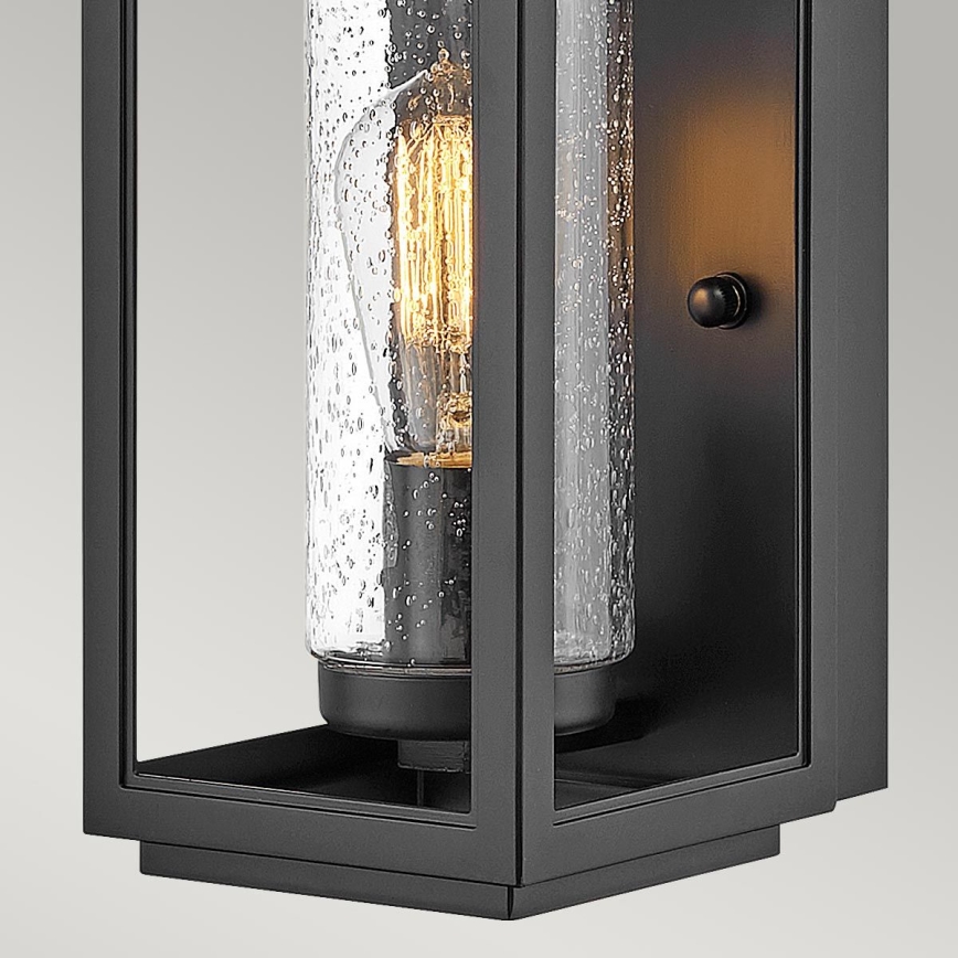 Quintiesse - ATWATER S ulkoseinävalaisin 1xE27/60W/230V IP44 musta