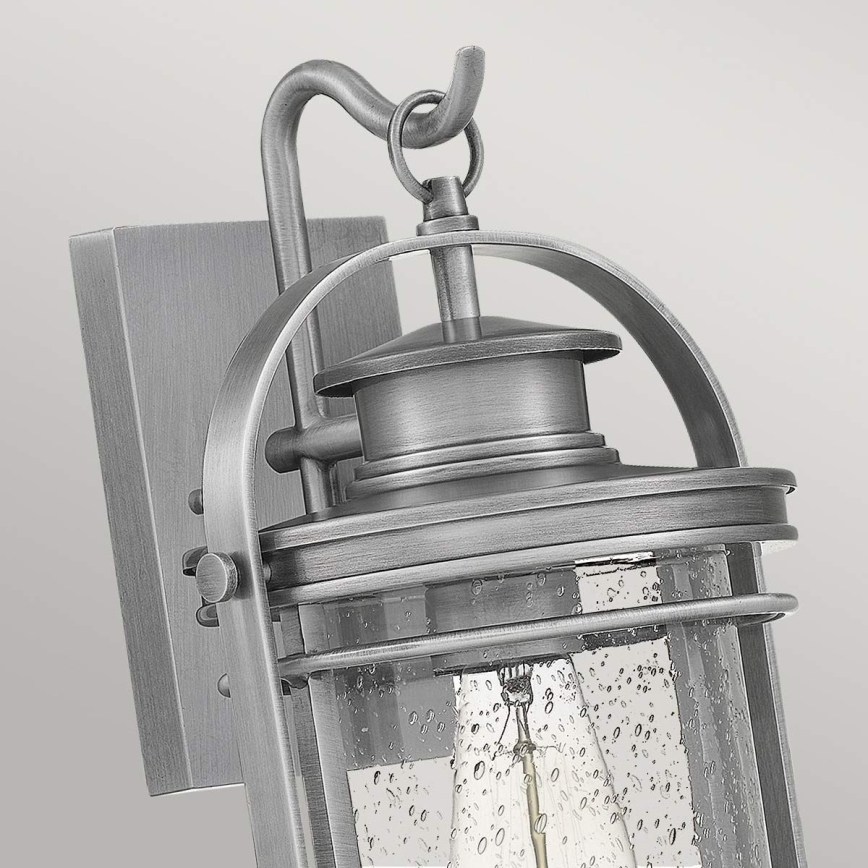 Quintiesse - Ulkoseinävalaisin BOOKER M 1xE27/60W/230V IP44 mattakromi