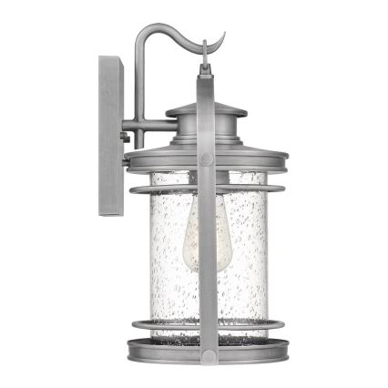 Quintiesse - Ulkoseinävalaisin BOOKER M 1xE27/60W/230V IP44 mattakromi