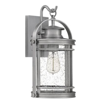 Quintiesse - Ulkoseinävalaisin BOOKER M 1xE27/60W/230V IP44 mattakromi
