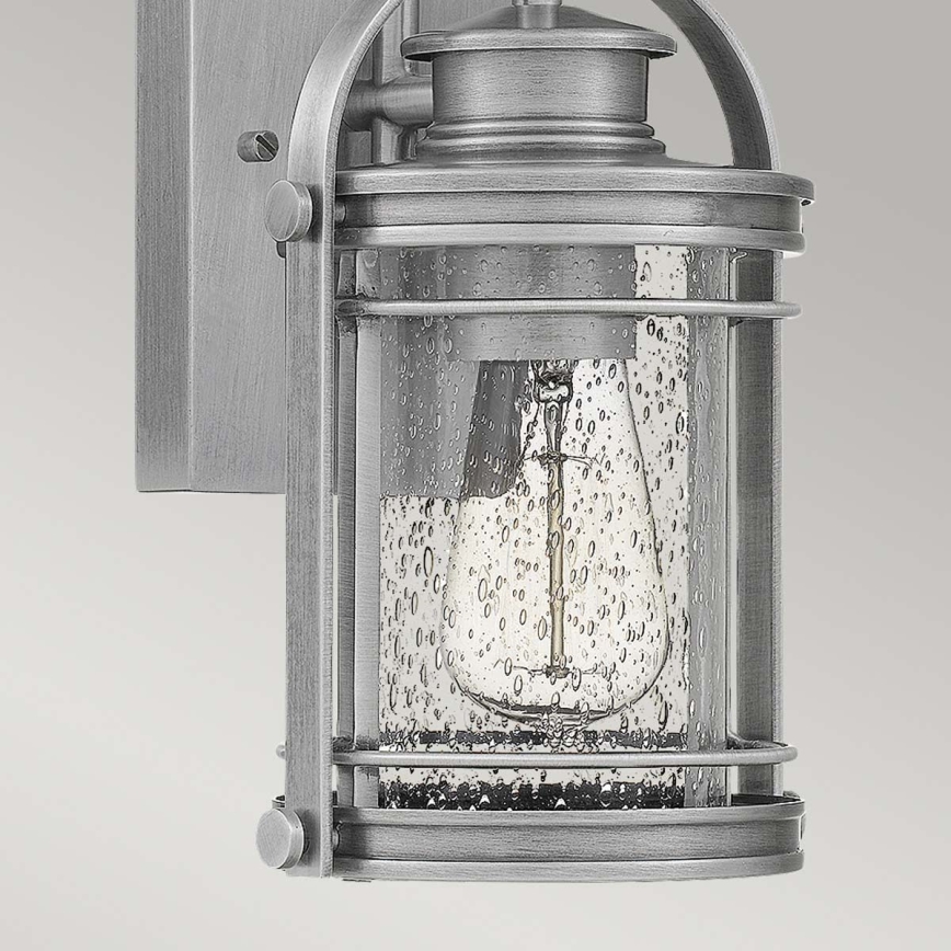 Quintiesse - Ulkoseinävalaisin BOOKER S 1xE27/60W/230V IP44 mattakromi