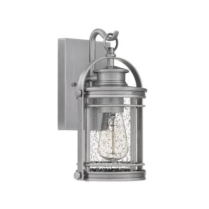 Quintiesse - Ulkoseinävalaisin BOOKER S 1xE27/60W/230V IP44 mattakromi