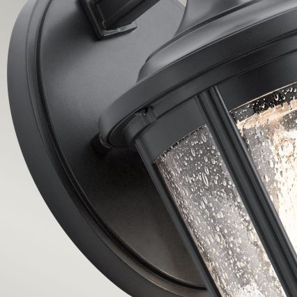 Quintiesse - Ulkoseinävalaisin FAIRFIELD M 1xE27/60W/230V IP44 musta