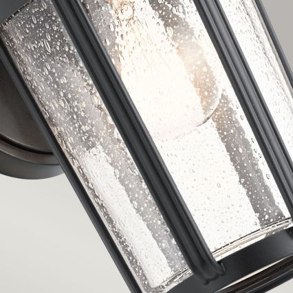 Quintiesse - Ulkoseinävalaisin FAIRFIELD M 1xE27/60W/230V IP44 musta