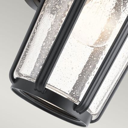 Quintiesse - Ulkoseinävalaisin FAIRFIELD M 1xE27/60W/230V IP44 musta