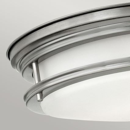 Quintiesse - Ulkokattovalaisin HADRIAN 2xE27/40W/230V, halkaisija 30,5 cm, IP44, mattakromi