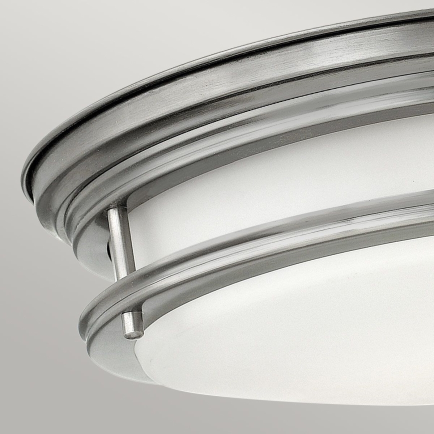 Quintiesse - Ulkokattovalaisin HADRIAN 2xE27/40W/230V, halkaisija 30,5 cm, IP44, mattakromi