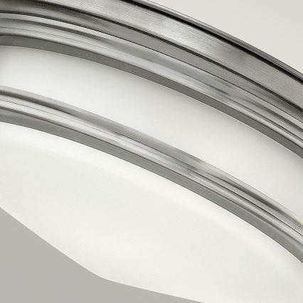 Quintiesse - Ulkokattovalaisin HADRIAN 2xE27/40W/230V, halkaisija 30,5 cm, IP44, mattakromi