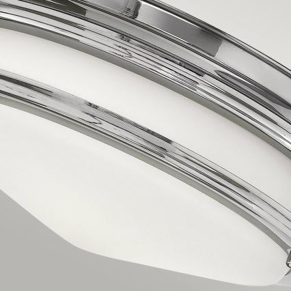 Quintiesse - Ulkokäyttöinen pollarivalaisin HADRIAN 2xE27/40W/230V Ø 27,8 cm IP44 kiiltävä kromi