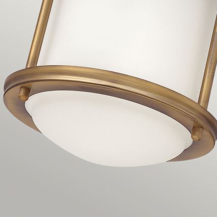 Quintiesse - Ulkokattovalaisin HADRIAN 1xE27/60W/230V halkaisija 16,8 cm IP44 kullanvärinen