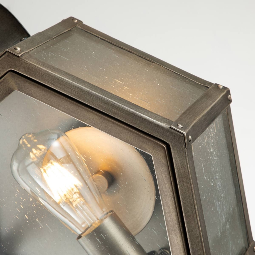 Quintiesse - Ulkoseinävalaisin HEATH M 1xE27/60W/230V IP44 pronssinvärinen