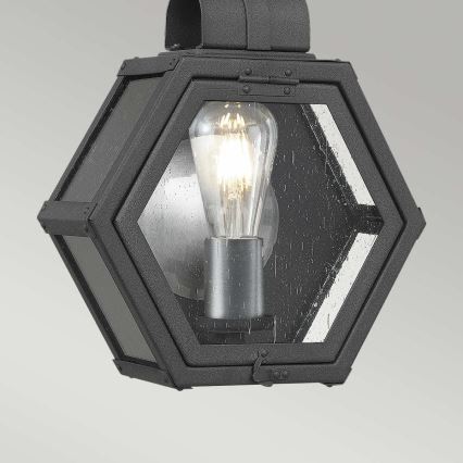 Quintiesse - Ulkoseinävalaisin HEATH S 1xE27/60W/230V IP44 musta