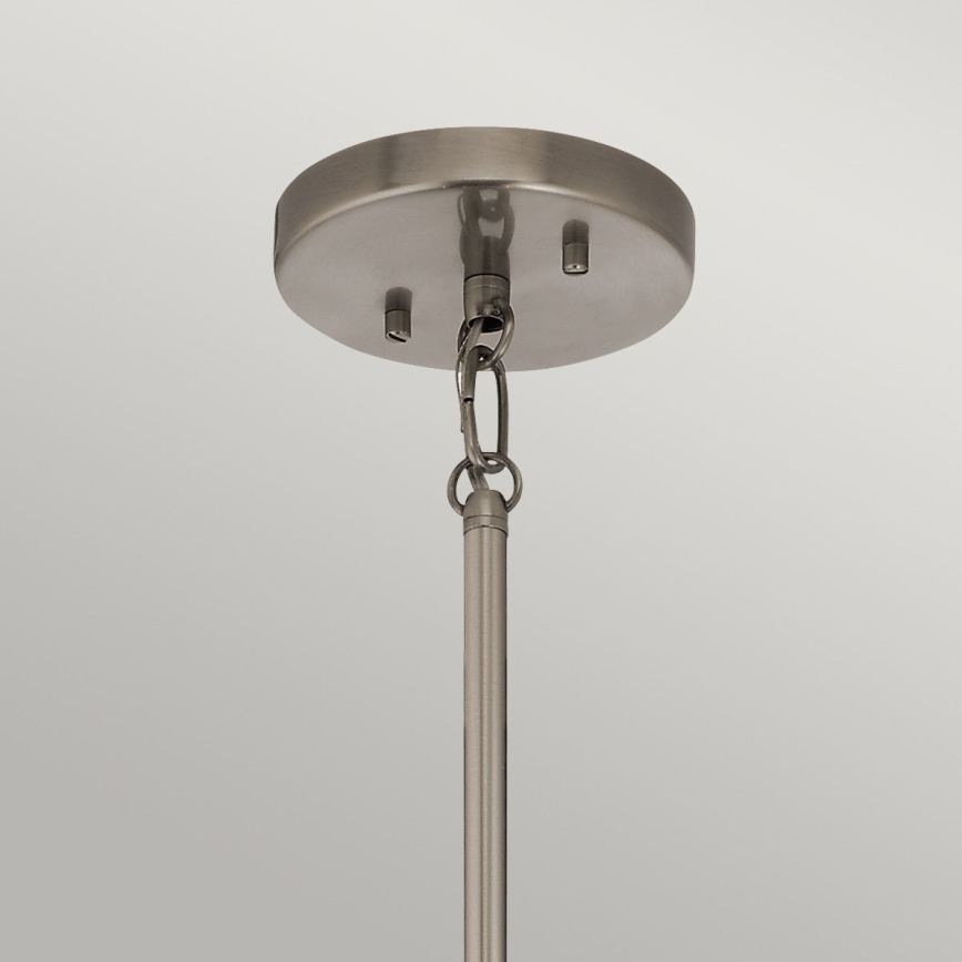 Quintiesse - KARLEE varrellinen riippuvalaisin 3xE14/60W/230V Ø 45,7 cm mattakromi