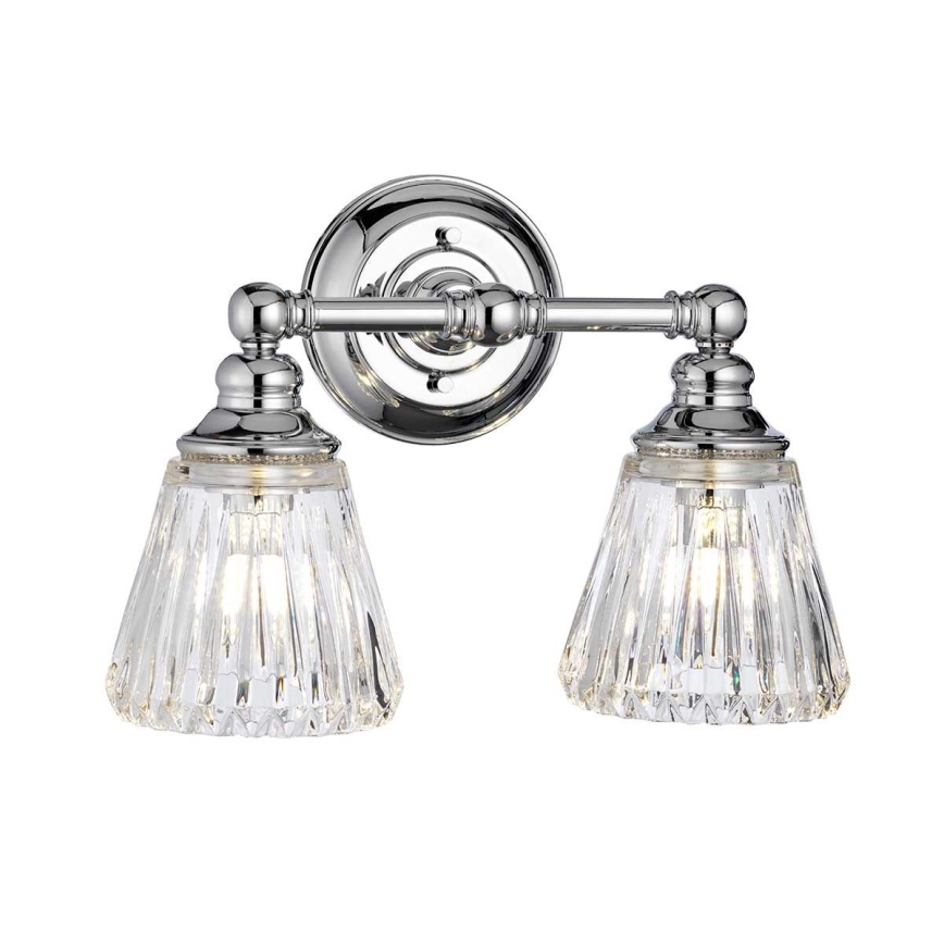 Quintiesse - LED-kylpyhuoneen seinävalaisin KEYNES 2xG9/3W/230V IP44 kiiltävä kromi