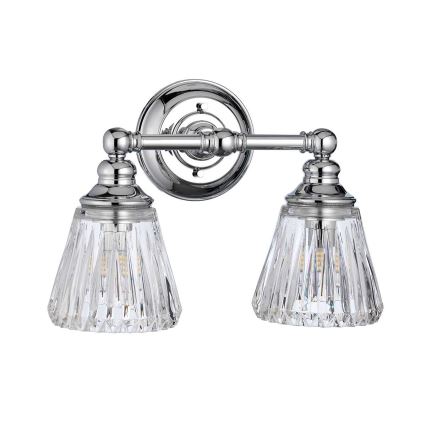 Quintiesse - LED-kylpyhuoneen seinävalaisin KEYNES 2xG9/3W/230V IP44 kiiltävä kromi