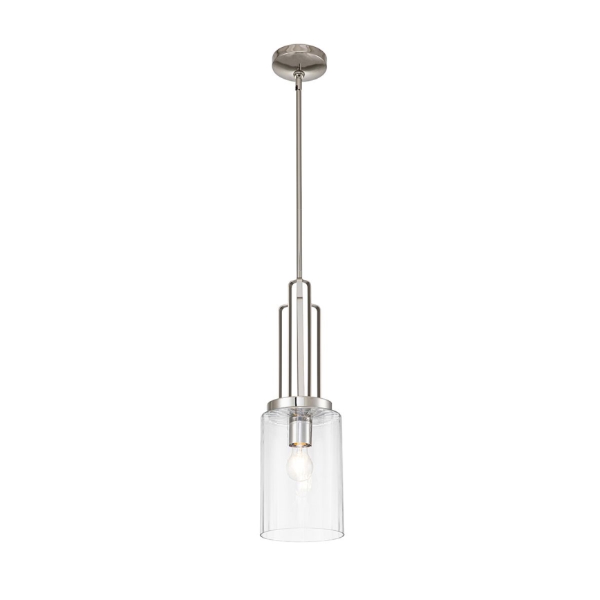 Quintiesse - KIMROSE kattokruunu varrella 1xE27/60W/230V, halkaisija 17,8 cm, kiiltävä kromi