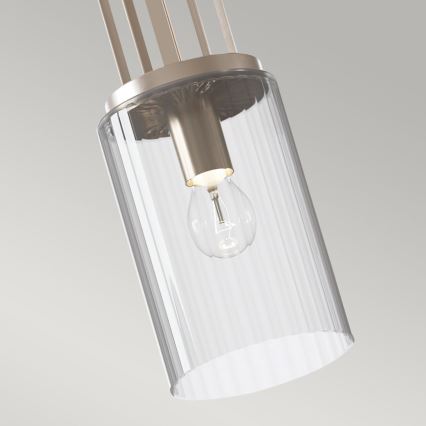 Quintiesse - KIMROSE kattokruunu varrella 1xE27/60W/230V, halkaisija 17,8 cm, kiiltävä kromi