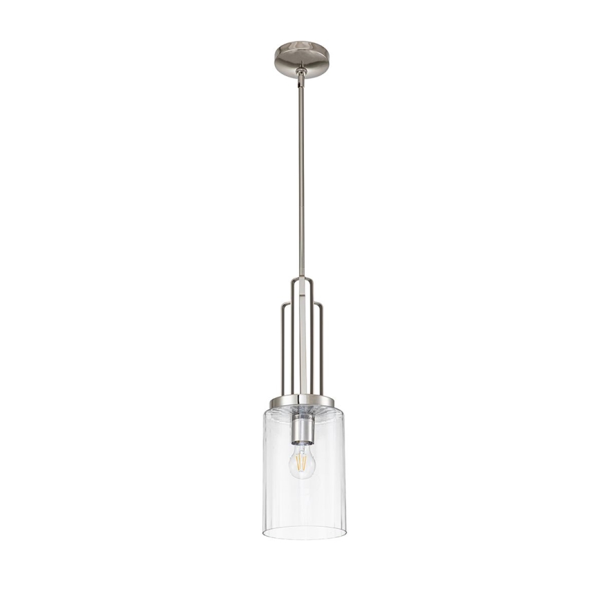 Quintiesse - KIMROSE kattokruunu varrella 1xE27/60W/230V, halkaisija 17,8 cm, kiiltävä kromi