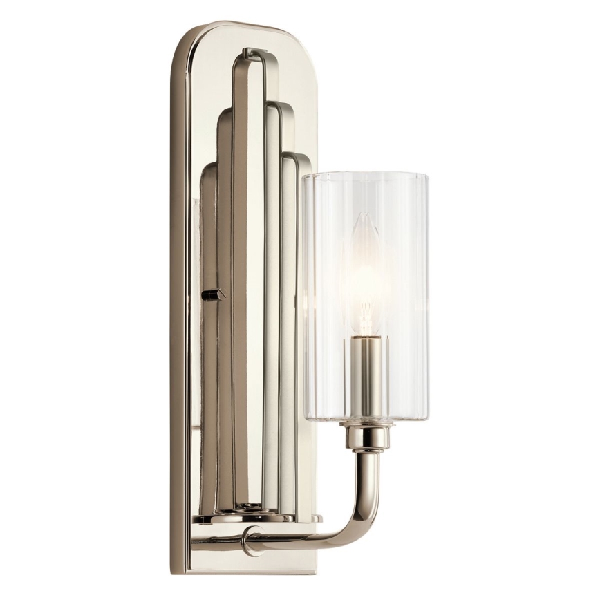 Quintiesse - Seinävalaisin KIMROSE 1xE14/40W/230V kiiltävä kromi